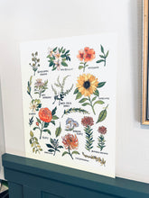 Load image into Gallery viewer, Vintage Floral Diagram 2