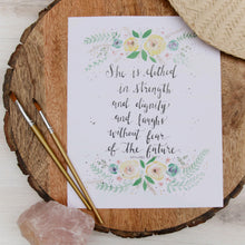 Load image into Gallery viewer, Proverbs 31:25 Print