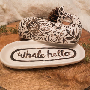 Whale Hello Butter Dish